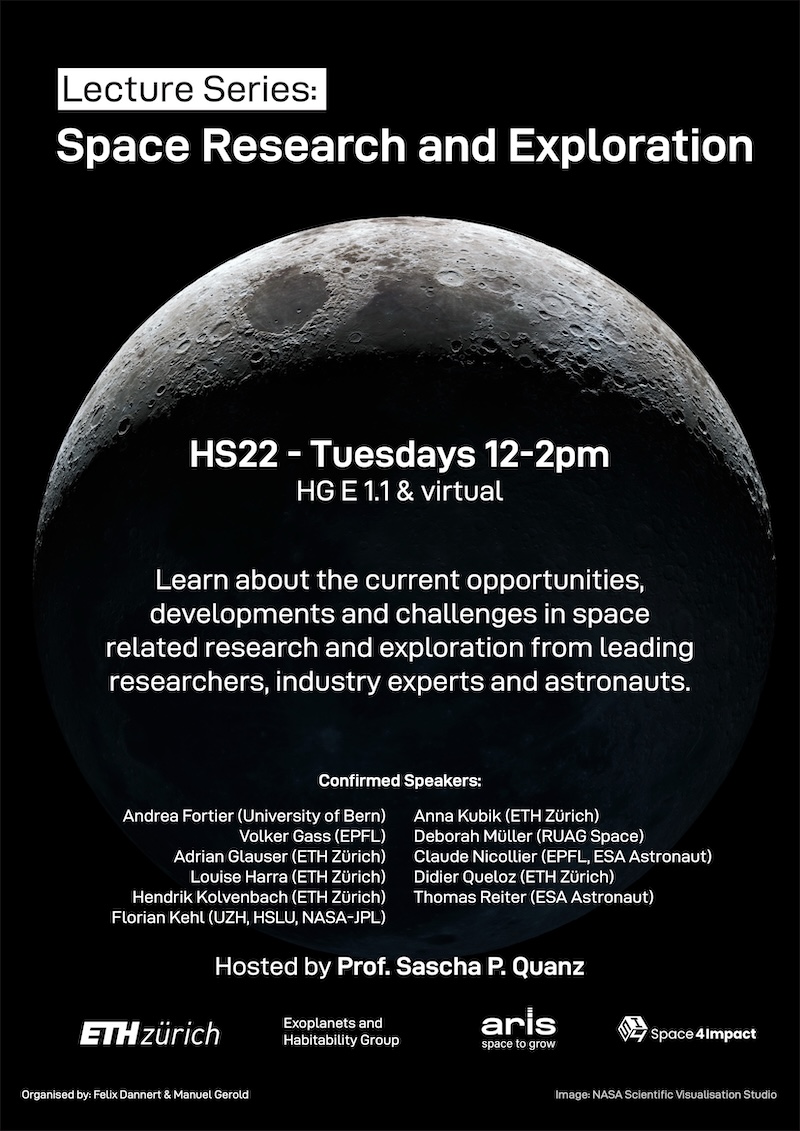 Poster for the autumn semester 2022 edition of the lecture series